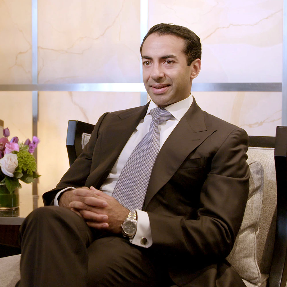 Rahul wearing bespoke suit